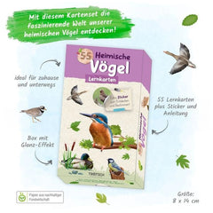 TROTSCH - Tarjetas de Aprendizaje Aves Nativas Libros - Edición Alemana