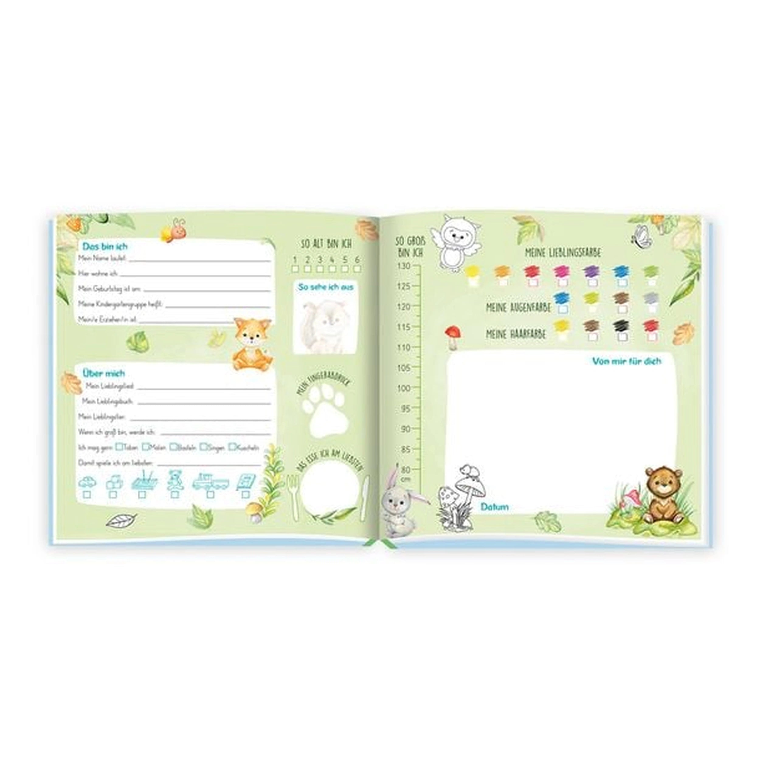 TROTSCH - Mis amigos de jardín de infancia Libros de amigos del bosque - Edición en alemán