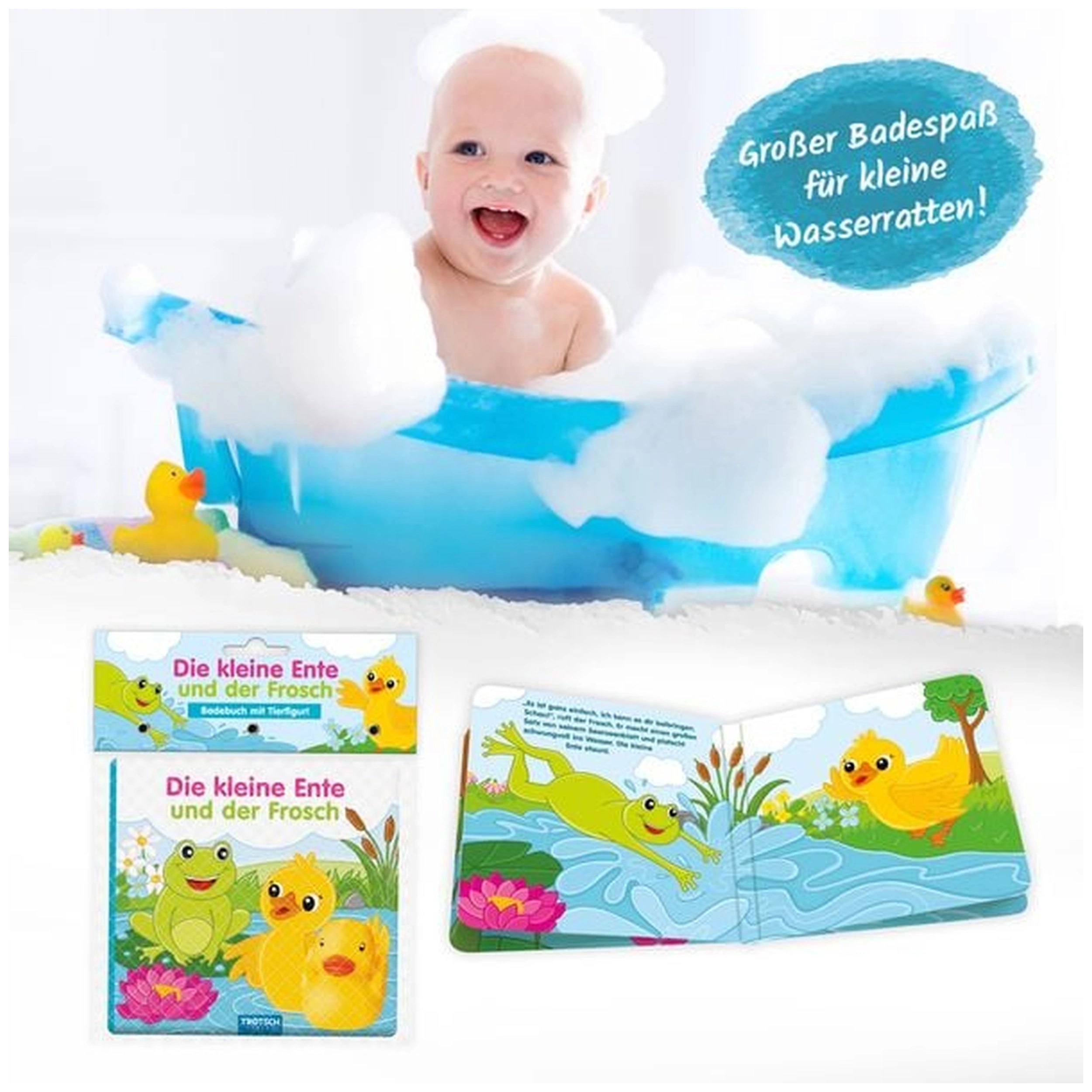 TROTSCH - The Little Duck and the Frog Books - German Edition