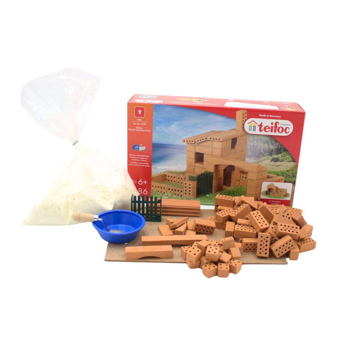 Teifoc - casa estilo español 86 piezas - Artes y Manualidades