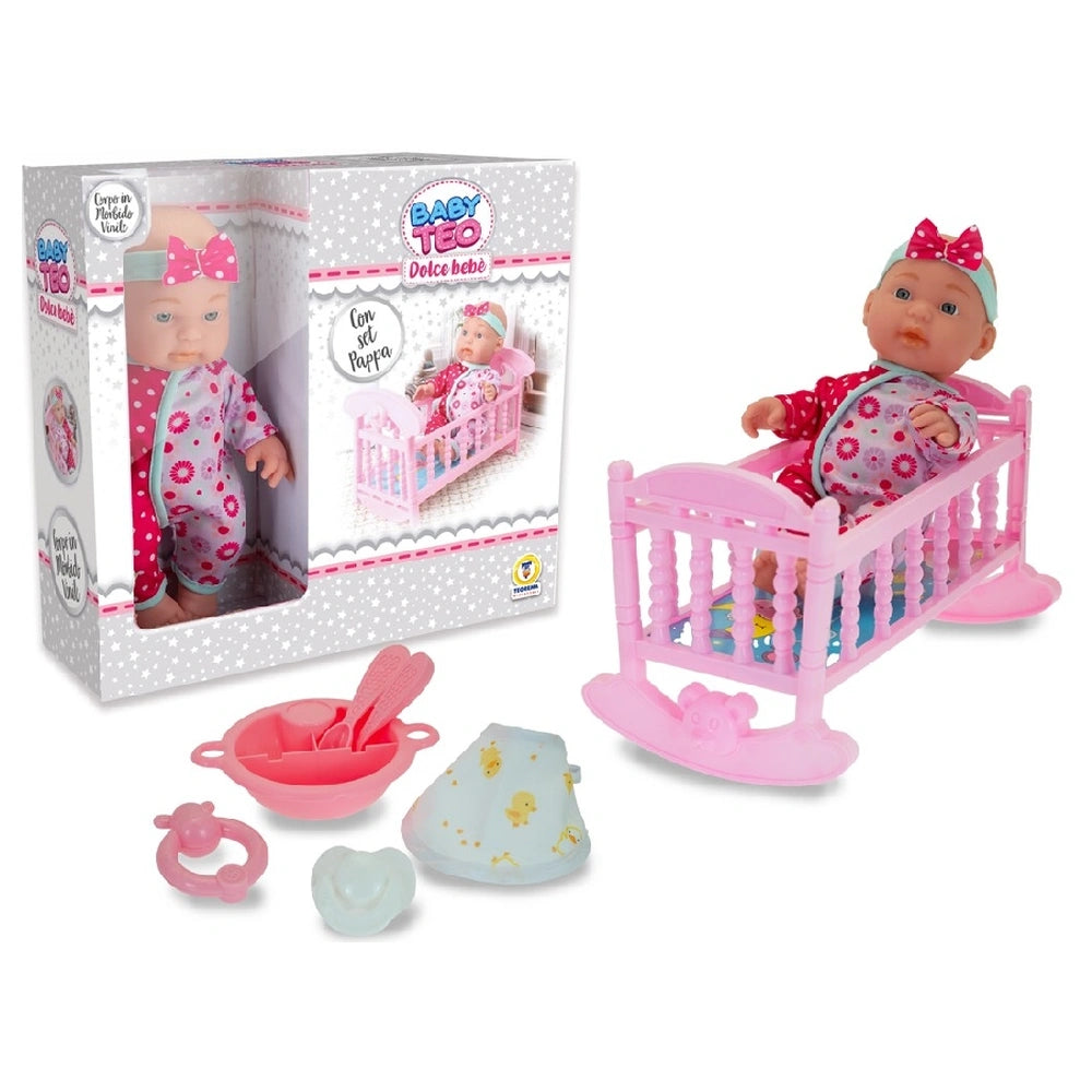 Teorema - Muñecas - Baby Teo Dolce Bebè Playset - Muñeca suave - 3 Años