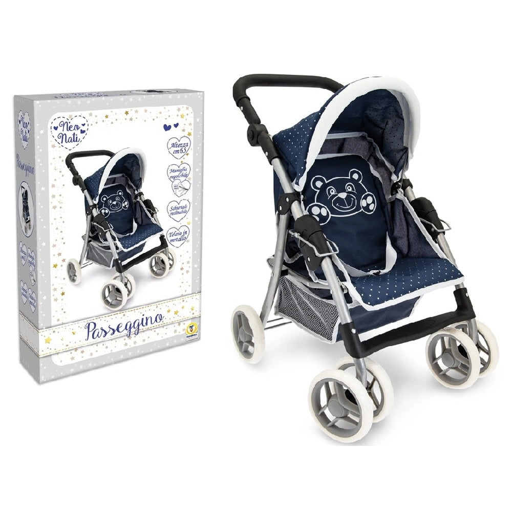 Teorema - Muñecas - Carrito de muñecas deluxe - Mango ajustable - 3 Años