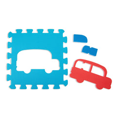 Teorema - Alfombras de juego y gimnasios para bebés - Puzzle de vehículos - 0M+