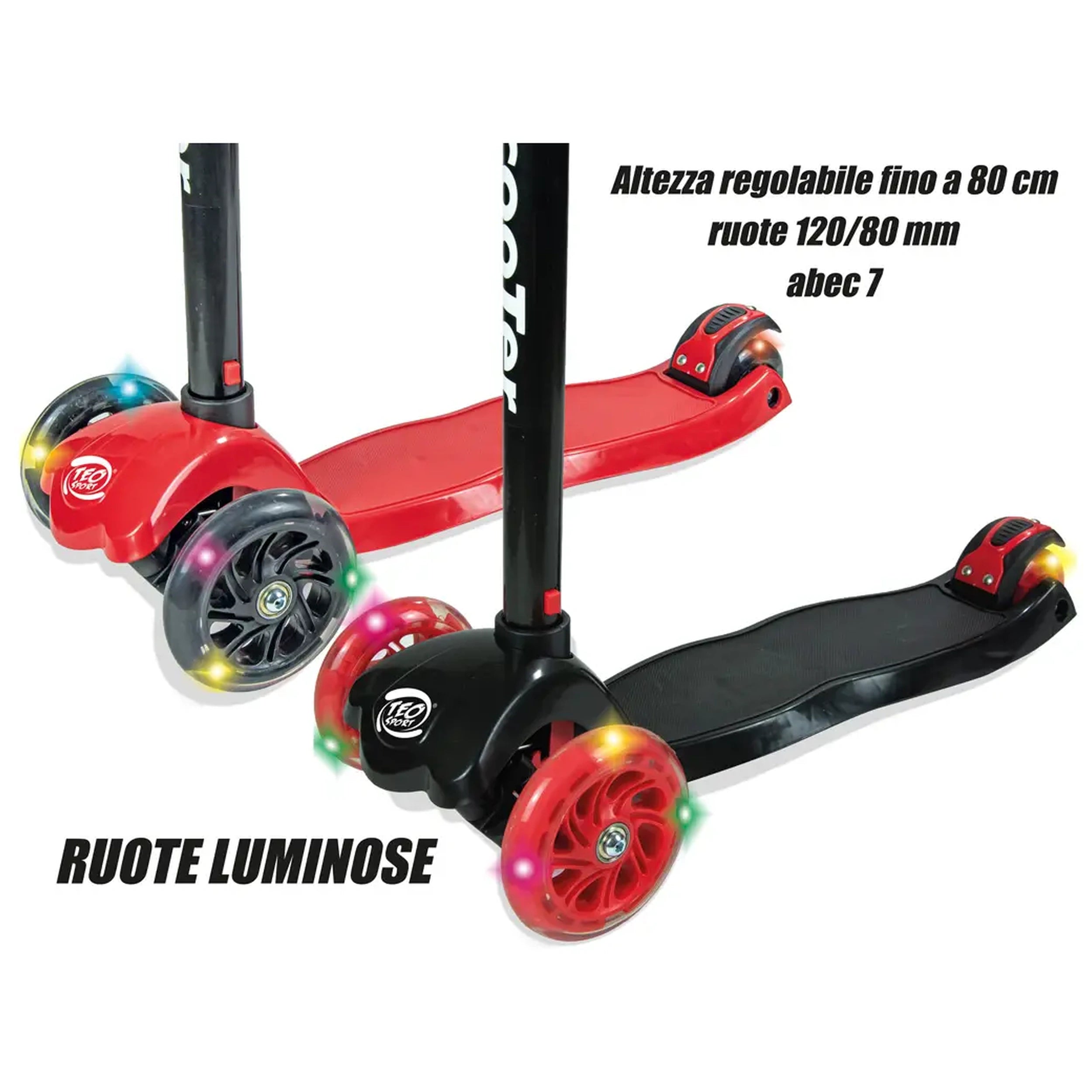 Teorema - Teo Sport Scooter de 3 Ruedas - Equipamiento de Juego al Aire Libre