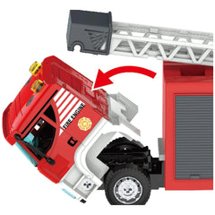 Teorema - Teos Power Fire Truck Building Set - Play Vehicles