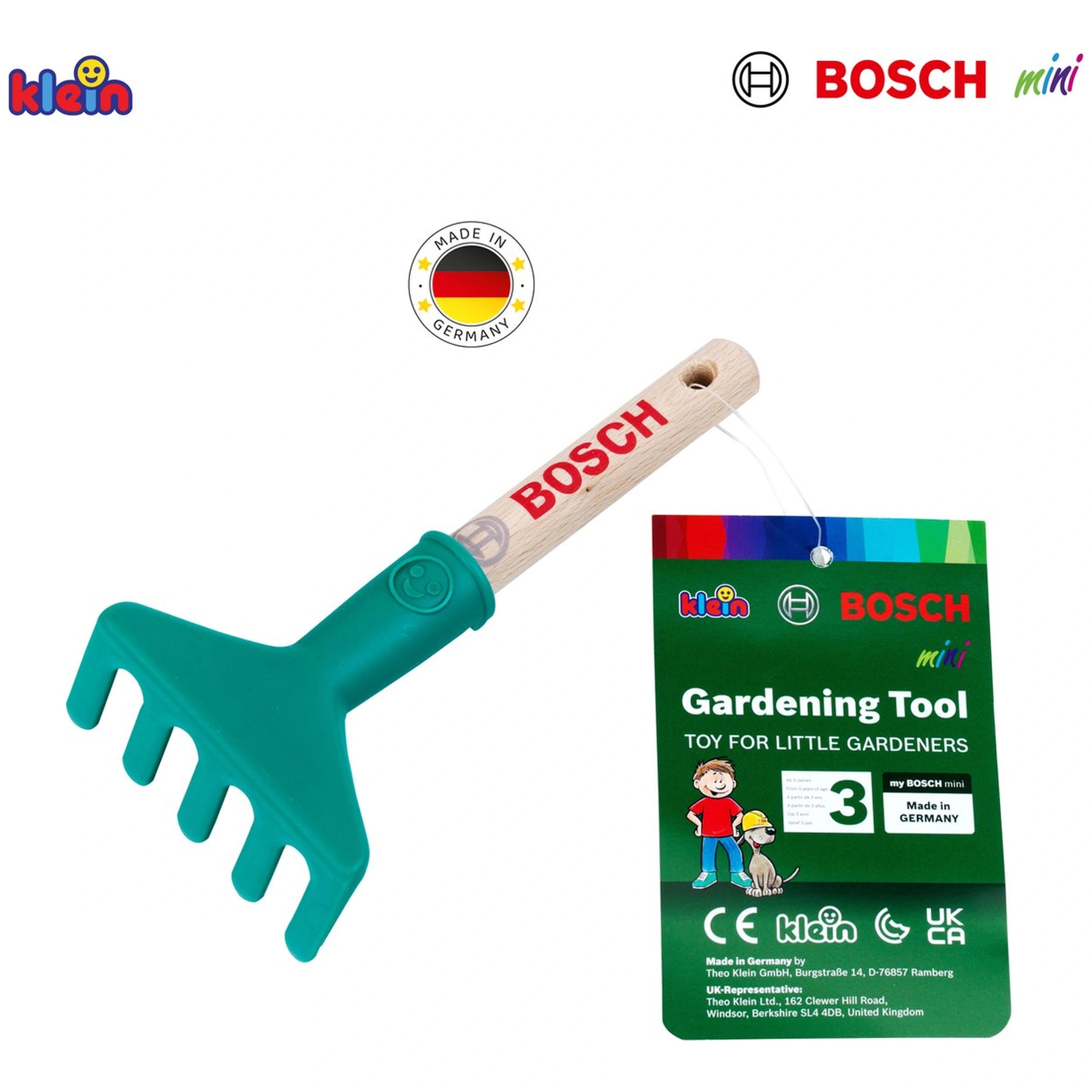 Theo Klein - Bosch Garten - Hand Rake Short - Outdoor Play Equipment