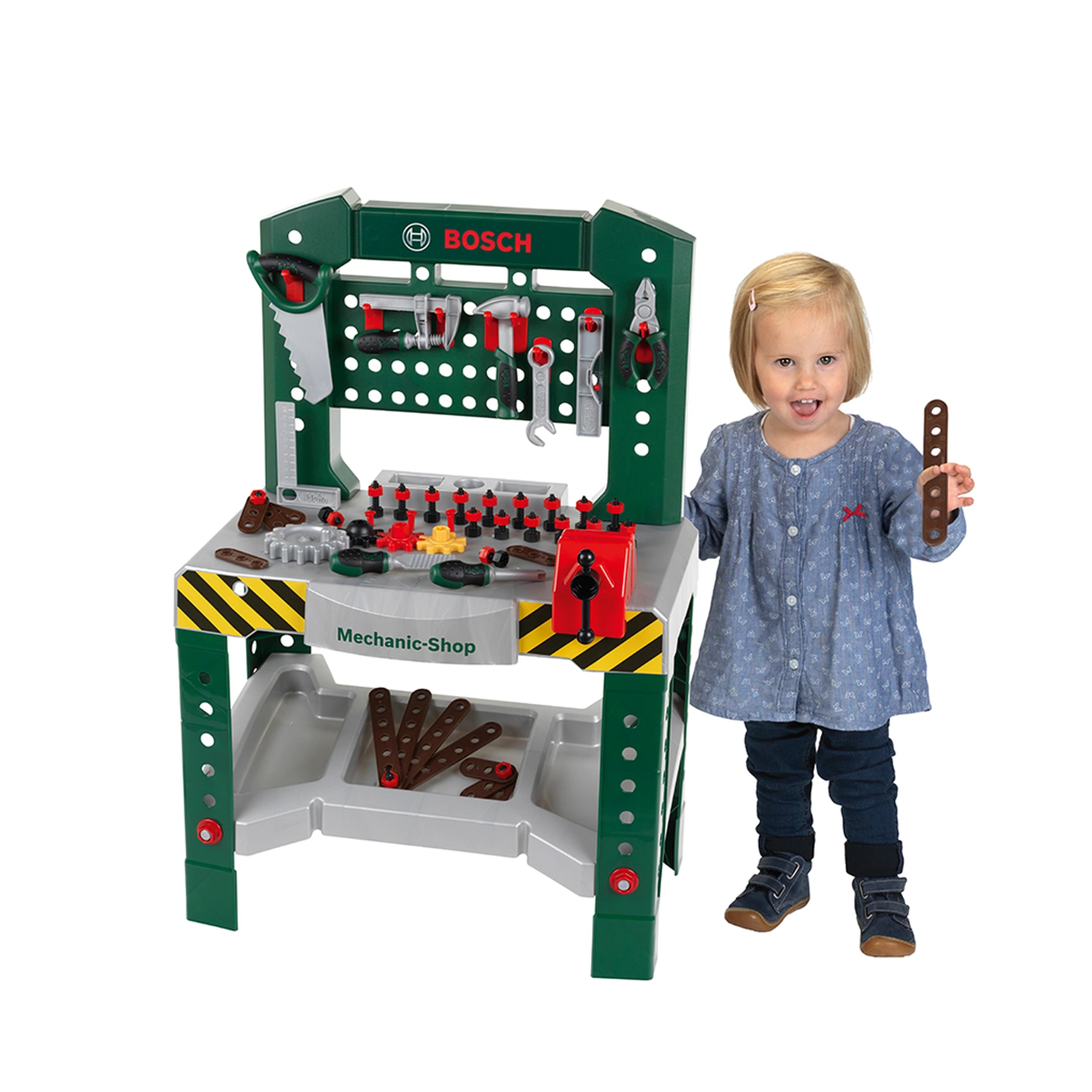 Theo Klein - Bosch - Workbench 77 Pcs - Pretend Professions And Role Playing