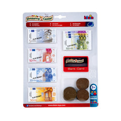 Theo Klein - Play Money Euro With Credit Card - Pretend Professions And Role Playing