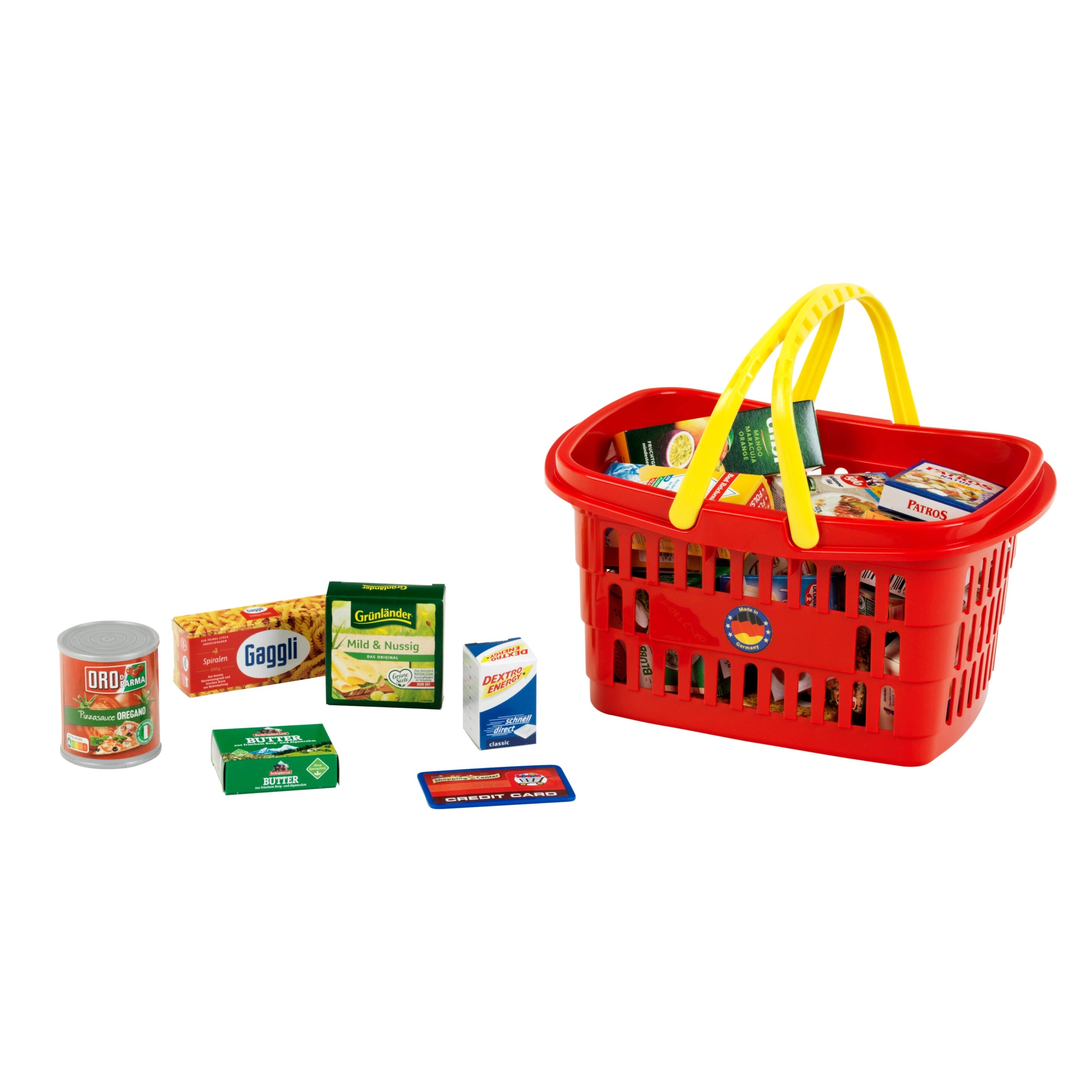 Theo Klein - Shopping Basket Filled With Products From Germany - Pretend Professions And Role Playing