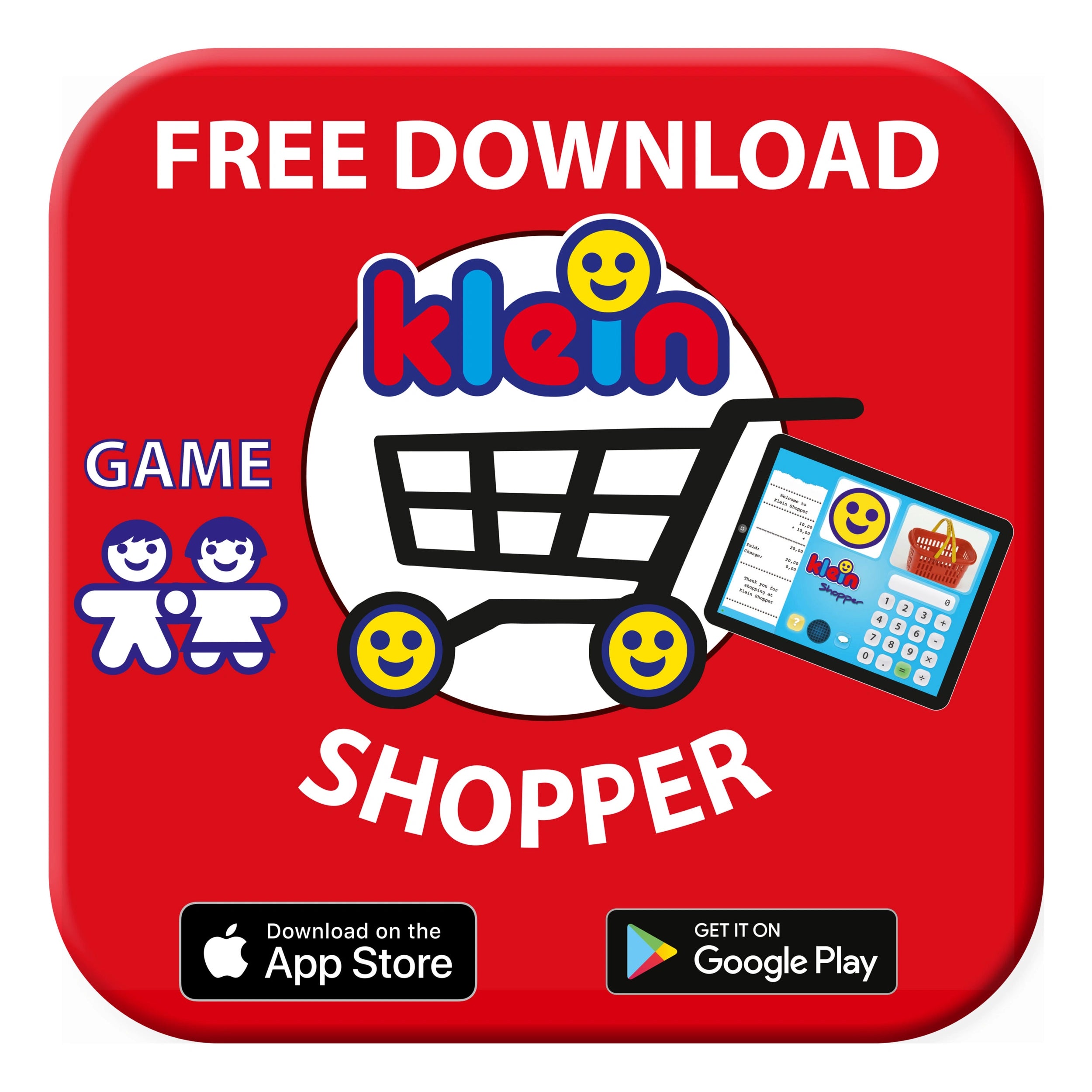 Theo Klein - Shopping Basket Filled With Products From Germany - Pretend Professions And Role Playing