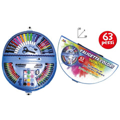 Tintoretto - 63 Piece Deluxe Art Case - Arts & Crafts