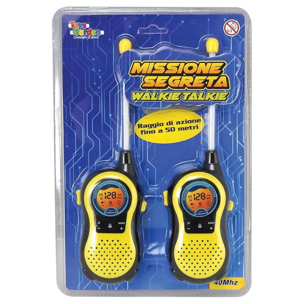 Toys Garden - Juguetes exterior - Walkie Talkie Missione Segreta - 3+ Años