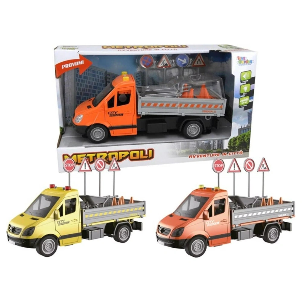 Toys Garden - Vehículos de juguete - Metropoli Road Van - Interactivo - 3+ Años
