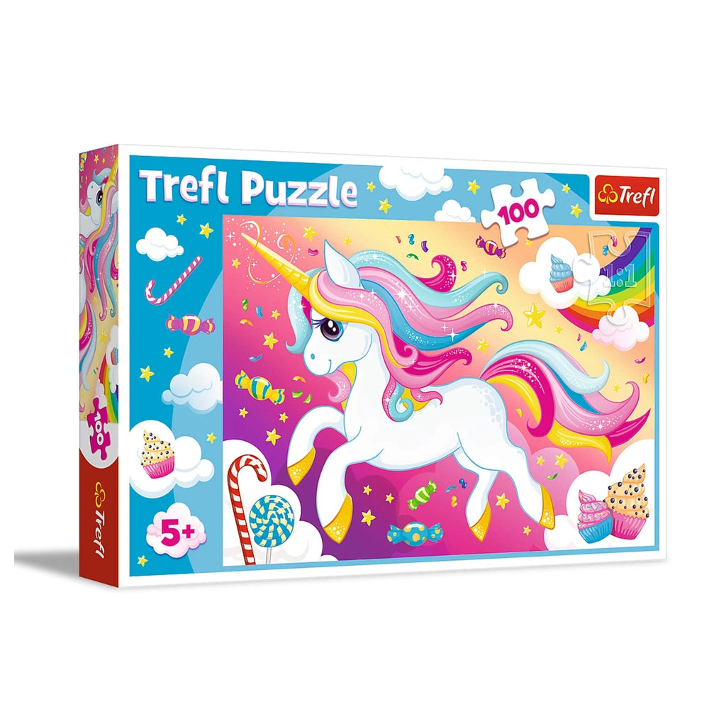 Trefl - Puzzle de 100 Piezas - Unicornio Hermoso - Puzzles - 5 - TRF16386