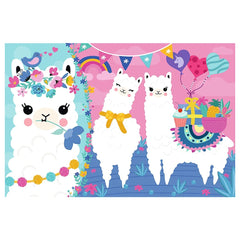 Trefl - 100 Piece Puzzle - Happy Llamas - Puzzles Age +5 - TRF16363