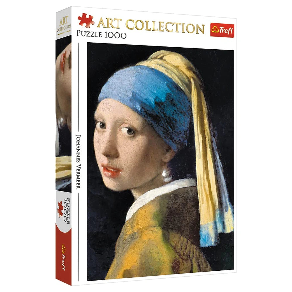 Trefl - 1000 Piece Jigsaw Puzzle - Art Collection Girl with a Pearl Earring - Puzzles Age +14 - TRF10522