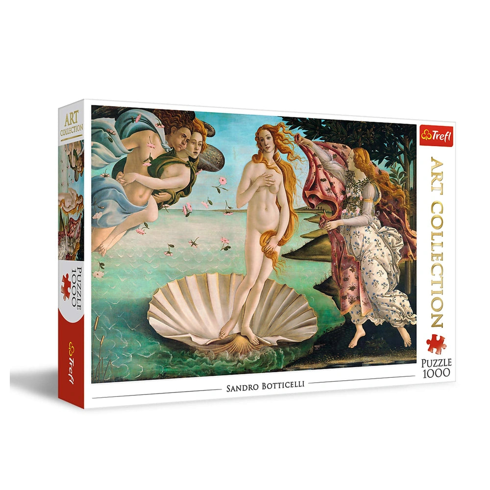 Trefl - 1000 Piece Puzzle - Art Collection The Birth of Venus, Sandro Botticelli - Puzzles Age +14 - TRF10589