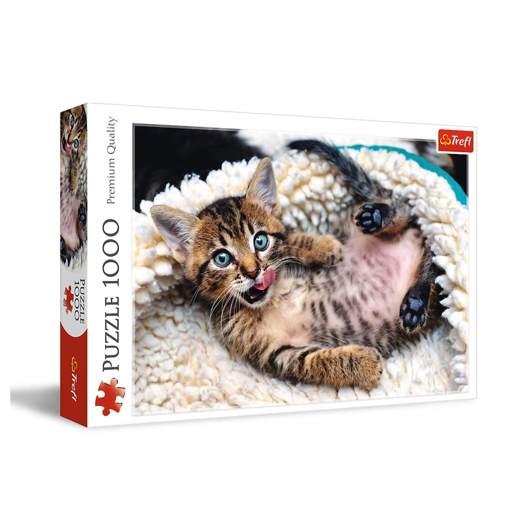 Trefl - Cheerful Kitten - Puzzles - +14 - TRF10448