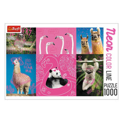 Trefl - Crazy Animals Neon - Puzzles - 14+ - TRF10594
