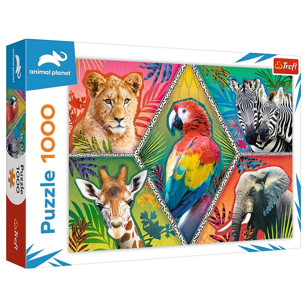 Trefl - 1000 Piece Puzzle - Exotic Animals - Puzzles Age +14 - TRF10671