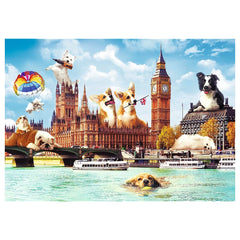 Trefl - Funny Cities: Dogs in London - Puzzles - 14+ - TRF10596
