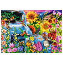 Trefl - Puzzle de 1000 Piezas - Puzzles - 14+ - Tea Time Vida Campestre Aves Cantoras - TRF10848