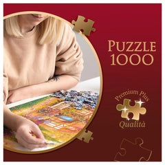 Trefl - Puzzle de 1000 Piezas - Puzzles - 14+ - Tea Time Vida Campestre Aves Cantoras - TRF10848