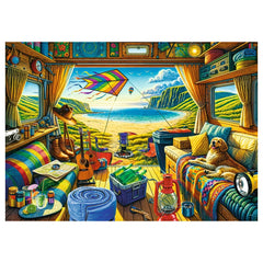 Trefl - 1000 Piece Puzzle - Premium Plus - Tea Time Van Life - Puzzles Age +14 - TRF10851