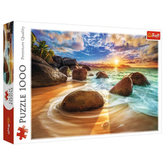 Trefl - 1000 Piece Puzzle - Samudra Beach, India - Puzzles Age +14 - TRF10461