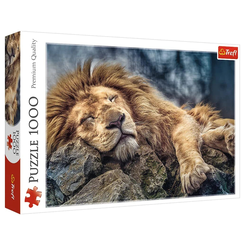 Trefl - Sleeping Lion - Puzzles - 14+ - TRF10447