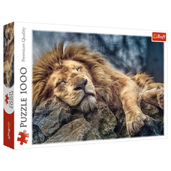 Trefl - Sleeping Lion - Puzzles - 14+ - TRF10447