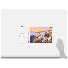 Trefl - Puzzle de 1000 Piezas - Puzzles - +14 - Atardecer sobre Santorini - TRF10435