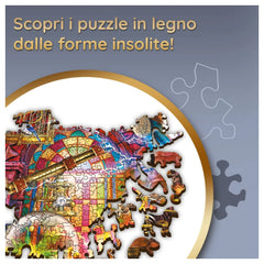 Trefl - Rompecabezas de 1000 Piezas - Puzzles - 14 - Woodcraft Magic Room - TRF20146