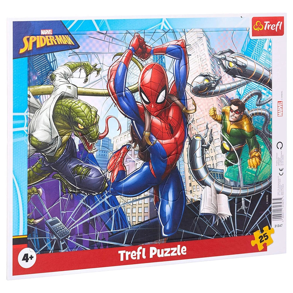 Trefl - Puzzle Enmarcado de 25 Piezas - Spider - Man - 4 - TRF31347