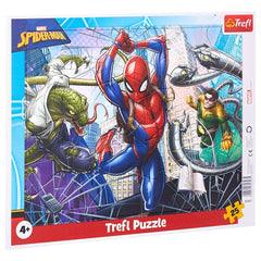 Trefl - Puzzle Enmarcado de 25 Piezas - Spider - Man - 4 - TRF31347