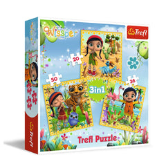 Trefl - 3 Puzzles en 1 - Wissper Un Viaje Fantástico - Puzzles - +3 - TRF34834