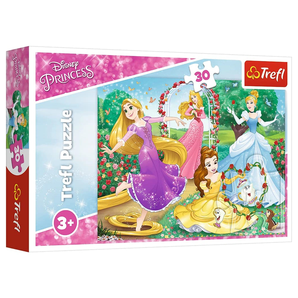 Trefl - 30-Piece Puzzle - Disney Princess Being a Princess - Puzzles Age +3 - TRF18267