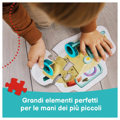 Trefl - 4 Puzzles in 1 Shaped - Baby Classic Transport - Puzzles Age +1 - TRF36075