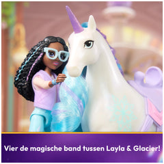Set de figuras Layla y Glacier de Unicorn Academy 30 cm