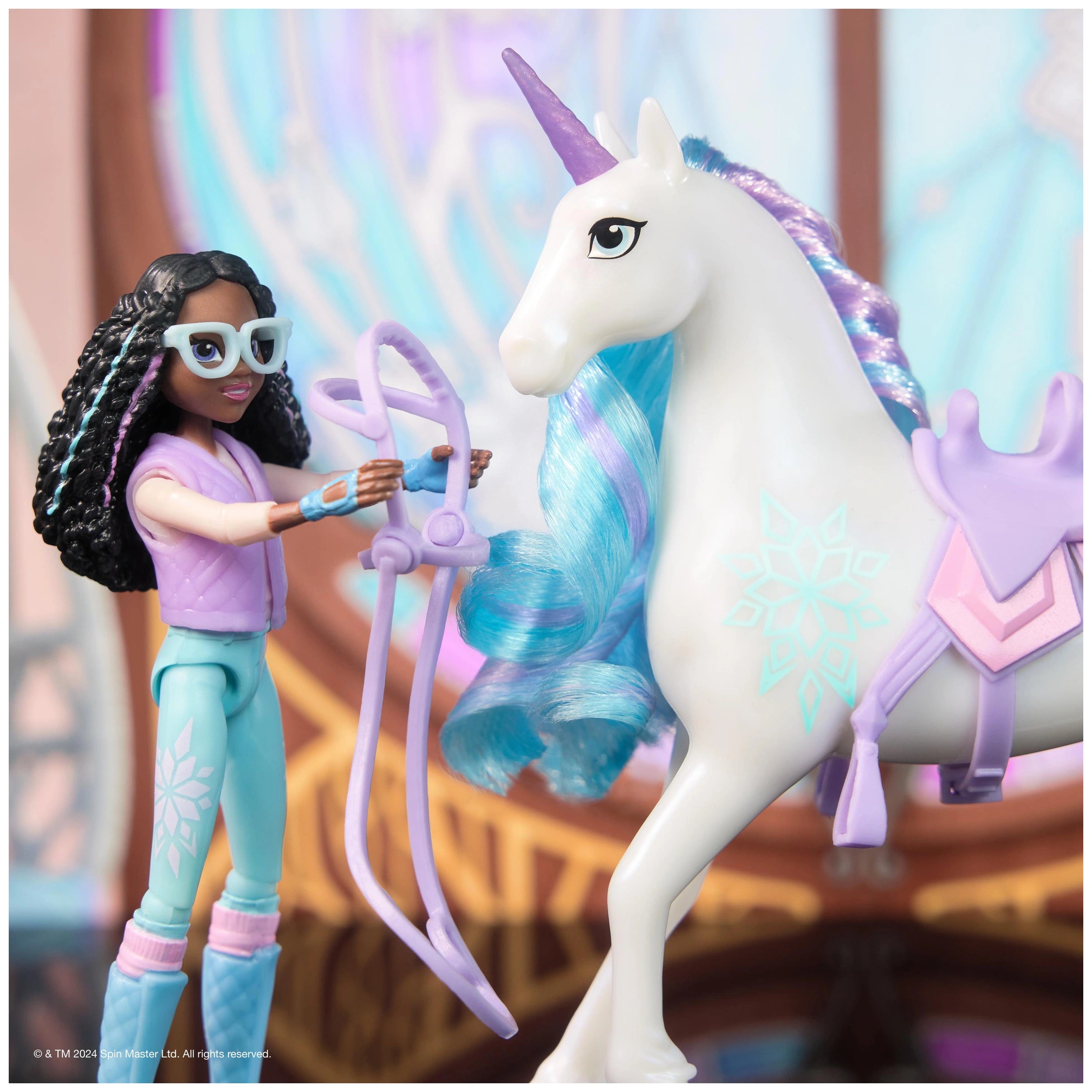 Set de figuras Layla y Glacier de Unicorn Academy 30 cm