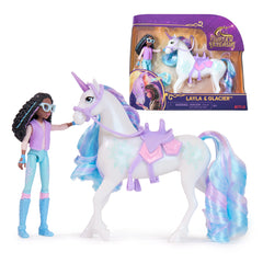 Set de figuras Layla y Glacier de Unicorn Academy 30 cm