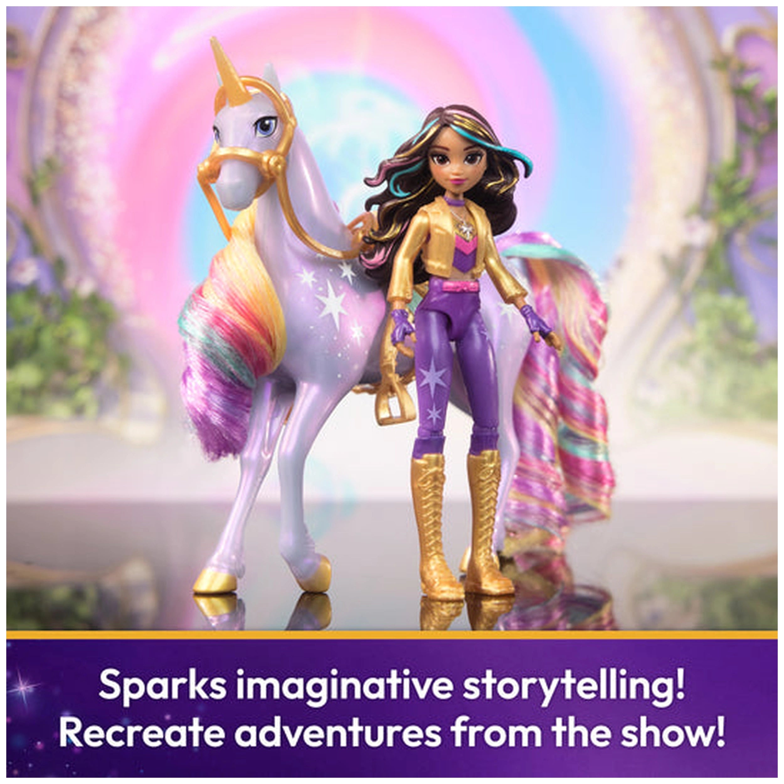 Set de Figuras de Unicorn Academy Sophia y Wildstar