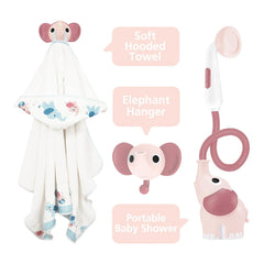 Yookidoo - Set de Regalo Elephant Baby Shower - Juguetes de Baño - 0 - 18 Meses - YKD40228