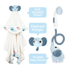Yookidoo - Set de Regalo Elephant Baby Shower - Juguetes de Baño - 0 - 18 Meses - YKD40229