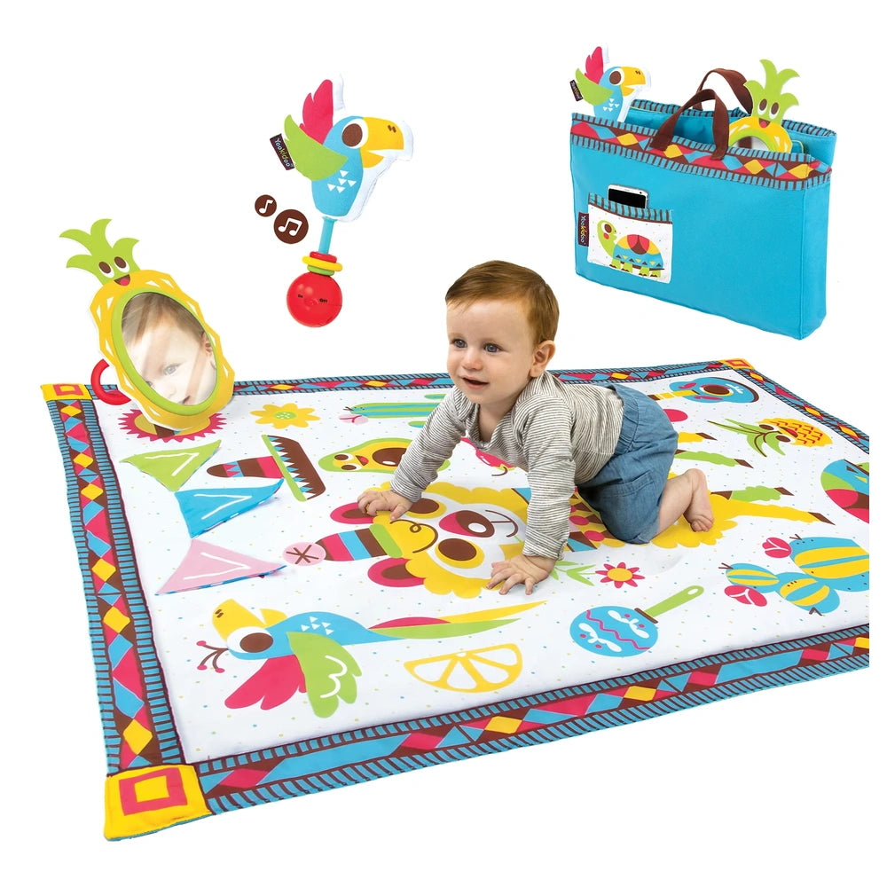 Yookidoo - Fiesta Playmat to Bag - Play Mats & Gyms - 0 Months+ - YKD40167