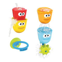 Yookidoo - Fill 'N' Spill Action Cups - Juguetes de Baño - 8 Meses+ - YKD40261