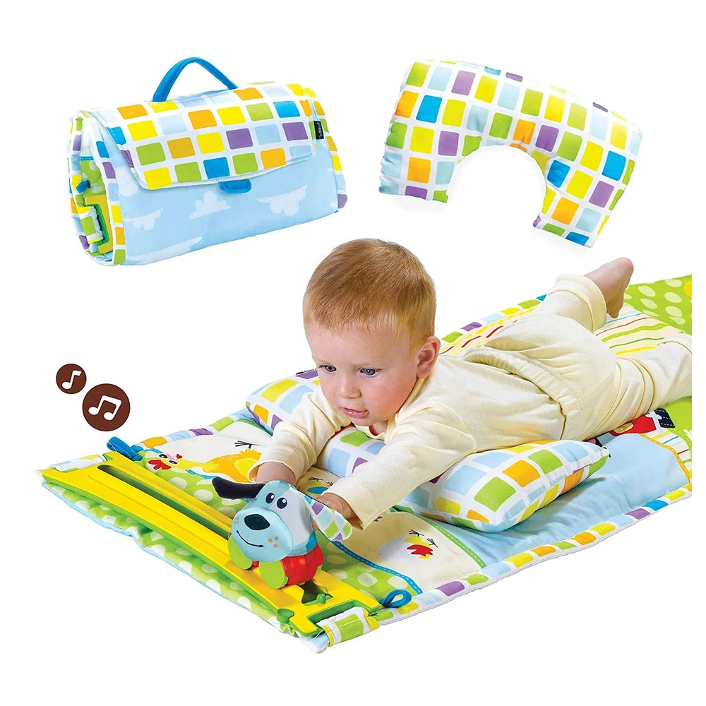 Yookidoo - Gymotion Tummy Time Playland - Alfombrillas y Gimnasios - 0 Meses+ - YKD40127