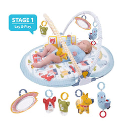 Yookidoo - Gymotion Urban Lay to Sit - Up Playmat - 0 meses+ - Alfombrillas y Gimnasios - YKD40165