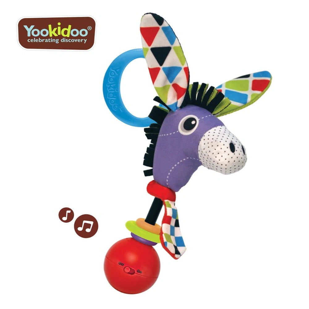 Yookidoo - 'Shake Me' Donkey Rattle - Sonajeros - 0 Meses+ - YKD40135
