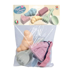 Androni - Juguetes de Playa - Set de Sueños Dulces - 6 Moldes de Arena - 10+ meses